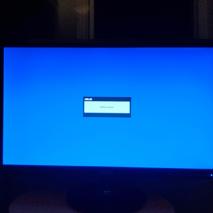 monitor no signal hdmi