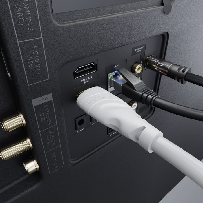 where is the hdmi port on samsung tv
