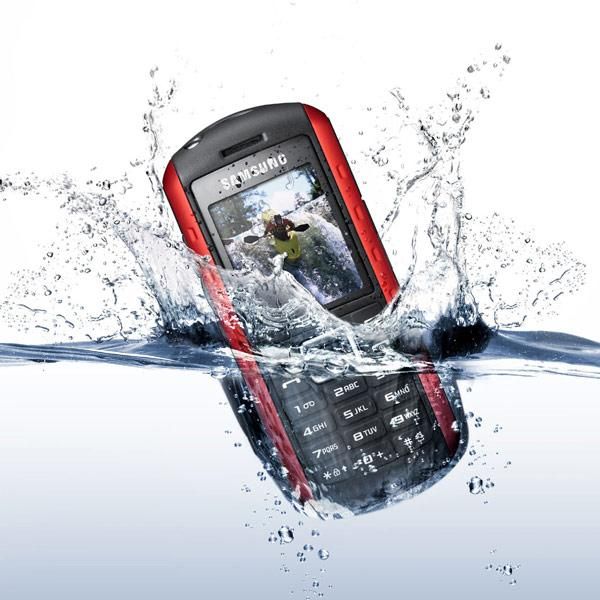 phone in rice work
