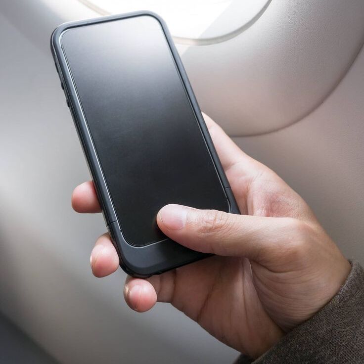 Cradling phone