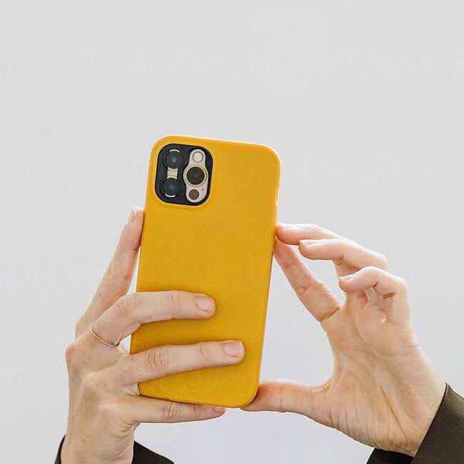Clutching phone