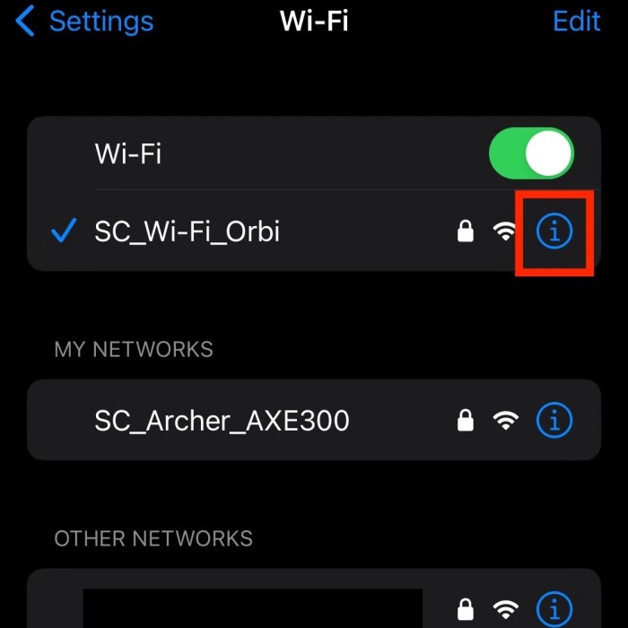router ip