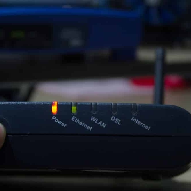 cox router blinking orange