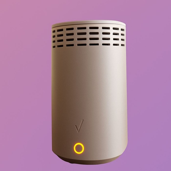 verizon router yellow light