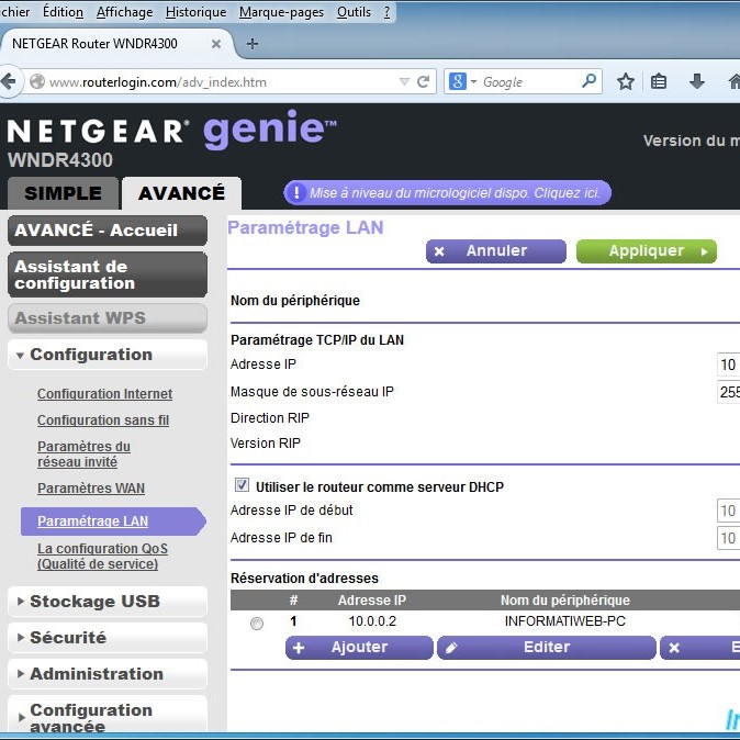 netgear router ip