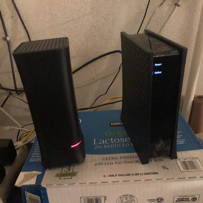 spectrum router red light