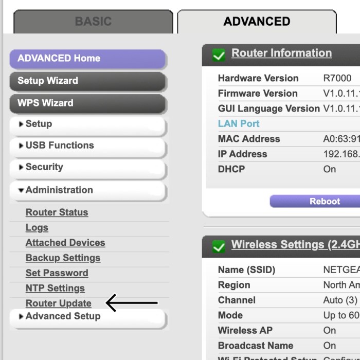 netgear router ip