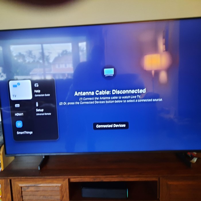 how to connect antenna to samsung tv