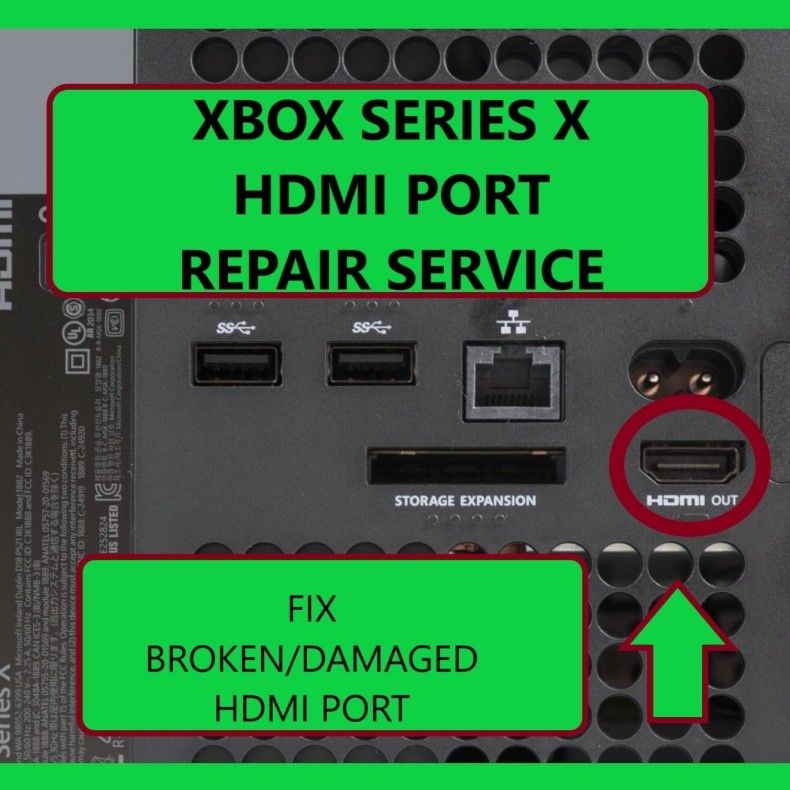 xbox series x hdmi port repair