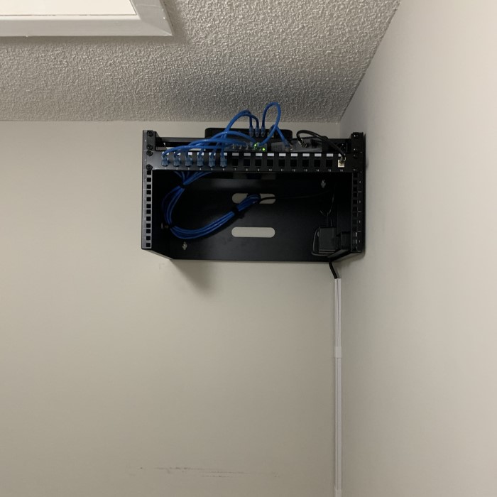 network cable installation