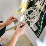 network cable installation