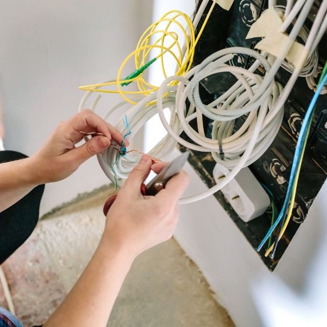 network cable installation