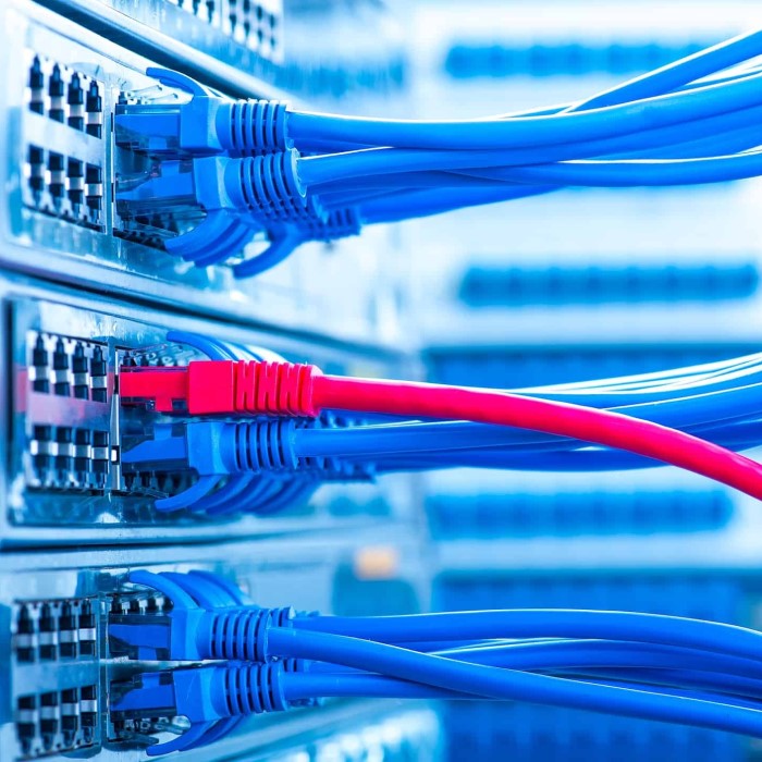 network cable installation