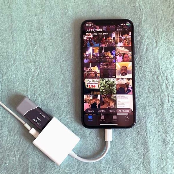 how to transfer photos from iphone to external hard drive