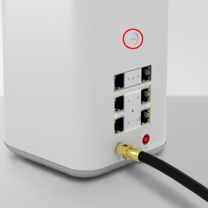 cox router blinking orange