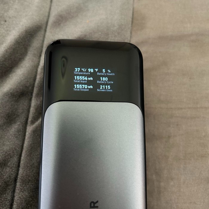how to reset anker power bank