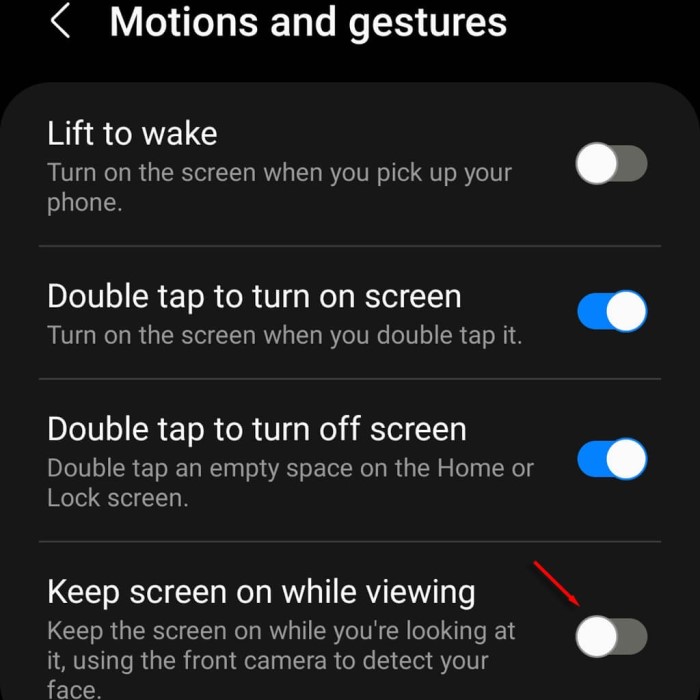how to keep your phone screen on