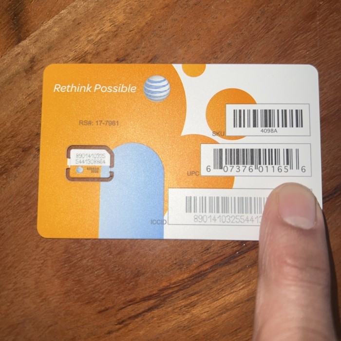 how much is a sim card