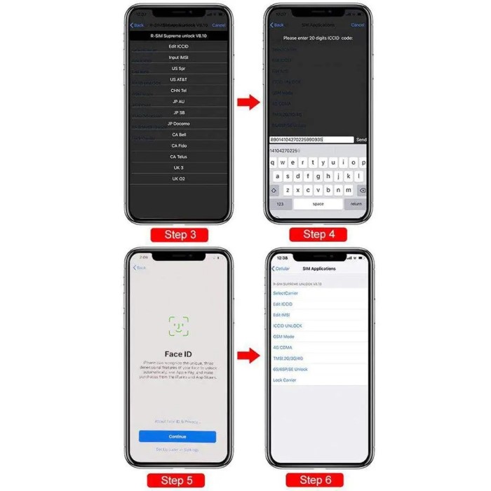 how to unlock sim card on iphone